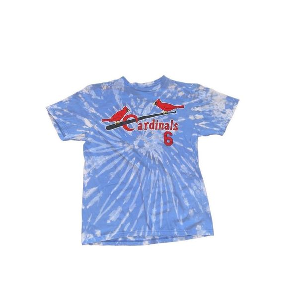 St. Louis Cardinals Stan Musial Bleached Jersey Tee - Picture 1 of 3